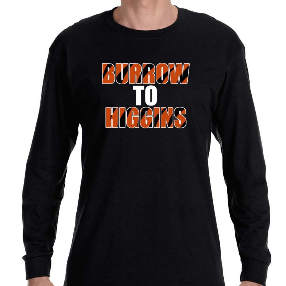 Cincinnati Bengals Burrow To Higgins Long Sleeve